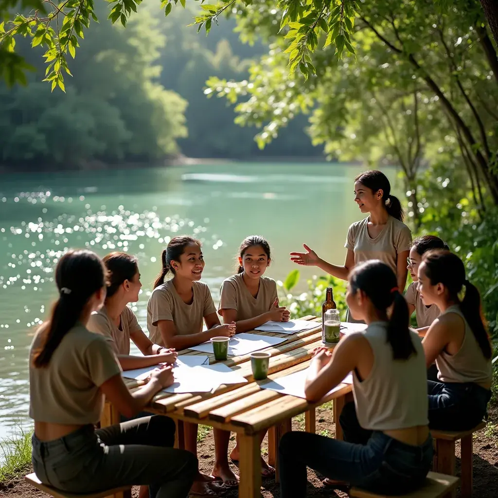 Modern office environment